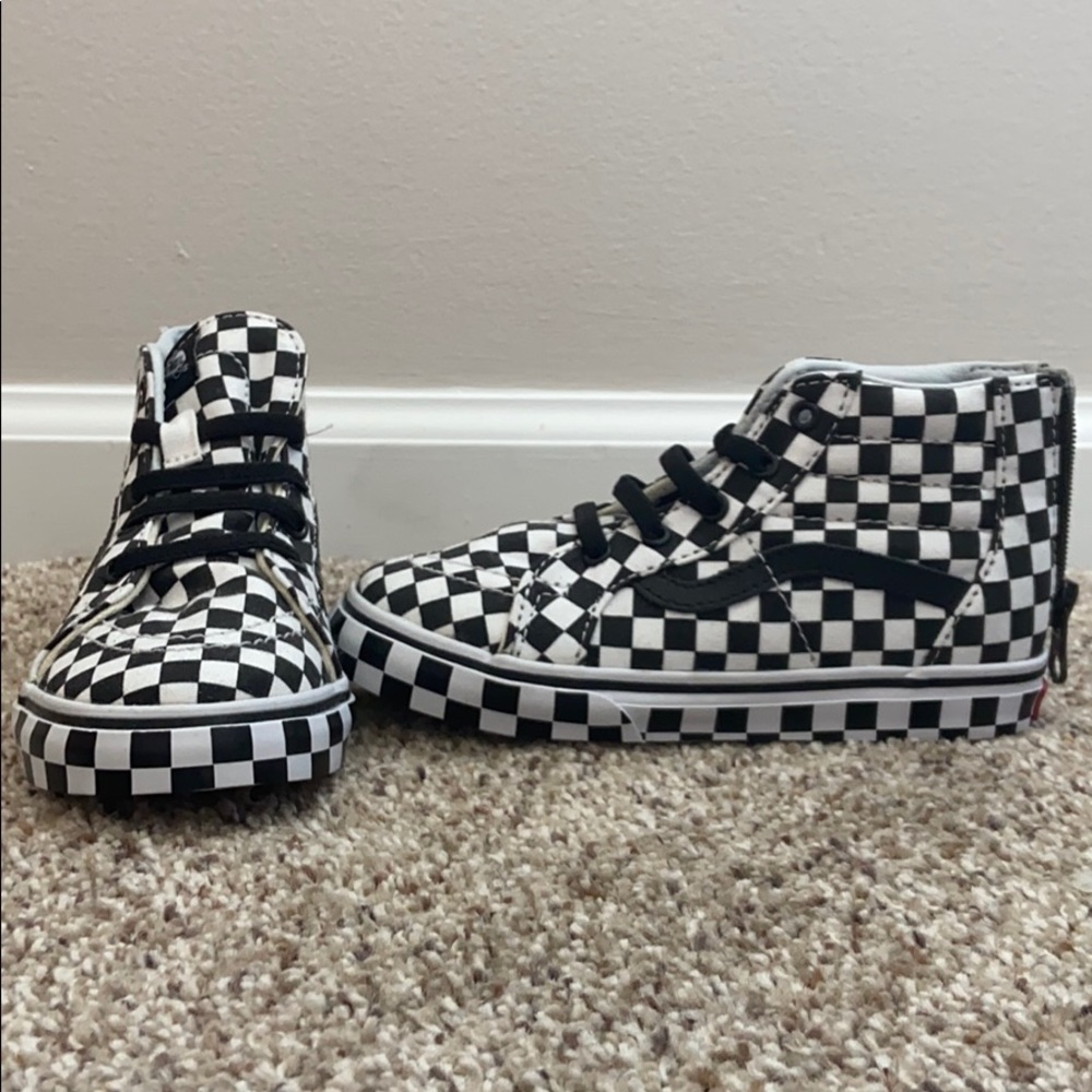 Boys Checkered Vans